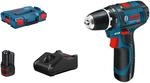 Bosch Professional Akku-Bohrschrauber GSR 12V-15 mit 2x2Ah Akkus & GAL in L-Boxx