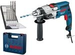 Bosch Professional Schlagbohrmaschine GSB 19-2 RE 850 W mit 7-tlg. Set im Koffer