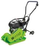 Zipper R&uuml;ttelplatte ZI-RPE60 inkl. Gummiplatte und Fahrwerk 62 kg 4 kW
