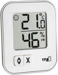 TFA Digitales Thermo-Hygrometer Moxx Wei&szlig; mit Komfortzonen-Indikator
