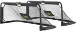 EXIT Panna faltbares st&auml;hlernes Fu&szlig;balltor 150x60cm (Set von 2) - schwarz