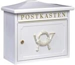 Burg W&auml;chter Briefkasten Sylt 1883 Wei&szlig;