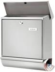 Burg W&auml;chter Briefkasten + Box Set Comfort 39130 Edelstahl