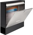 Burg W&auml;chter Briefkasten Black & Steel Oxford-Set 68770 B+S