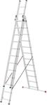 Hailo HobbyStep Kombi Aluminium-Kombileiter 3-teilig 3x12 Sprossen