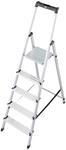 Krause Stehleiter Solidy 5 Stufen 165 cm x 47 cm x 96 cm