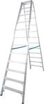 Krause Doppelleiter Stabilo 2 x 12 Stufen 280 cm x 75 cm x 235 cm