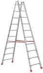 Euroline Premium 305 Sprossenstehleiter 2x10 Sprossen