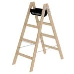 MUNK Holz Stehleiter 2x4 Sprossen