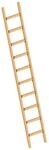Layher 1052 Holzanlegeleiter 10 Sprossen