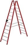 MUNK Kunststoff-Stehleiter 2x12 Sprossen