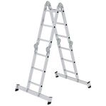MUNK Vielzweckleiter mit Nivello Traverse 4x3 Sprossen