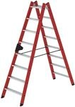 MUNK Kunststoff-Stehleiter 2x8 Sprossen