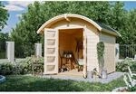 Skan Holz Holz-Gartenhaus Delft Natur 250 cm x 250 cm