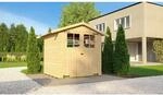 Weka Holz-Gartenhaus Satteldach Unbehandelt 171 cm