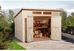 Weka Holz-Gartenhaus Pultdach Unbehandelt 237 cm