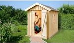 Weka Holz-Gartenhaus Schwedenhaus Gr. 1 Natur 162 cm x 168 cm