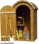Promadino Ger&auml;teschrank Roma klein Kiefernholz (BxTxH) 110 x 83 x 180 cm
