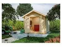 Skan Holz Holz-Gartenhaus Palma 3 Natur 250 cm x 300 cm