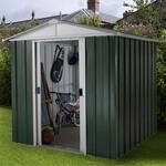 Yardmaster Ger&auml;tehaus-Set Bayern 66GEYZ+ Gr&uuml;n B x T: 186 cm x 186 cm