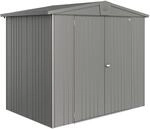 Biohort Metall-Ger&auml;tehaus Europa Quarzgrau-Metallic 3,5 m&sup2;