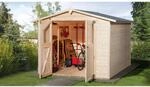 Weka Holz-Gartenhaus Parma Satteldach Unbehandelt 254 cm x 217 cm