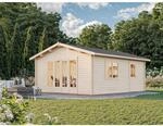 Palmako Irene Holz-Gartenhaus Natur Satteldach Unbehandelt 450 cm x 550 cm