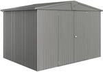 Biohort Metall-Ger&auml;tehaus Europa Quarzgrau-Metallic 6,8 m&sup2;