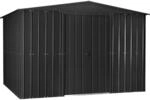 Globel Industries Metall-Ger&auml;tehaus 10x8 Anthrazit B x T: 295 cm x 237 cm