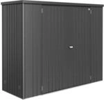 Biohort Ger&auml;teschrank Gr. 230 Dunkelgrau-Metallic B x T: 227 cm x 83 cm