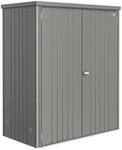 Biohort Metall-Ger&auml;tehaus Quarzgrau-Metallic 1,3 m&sup2;