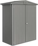 Biohort Metall-Ger&auml;tehaus Europa Quarzgrau-Metallic 1,3 m&sup2;