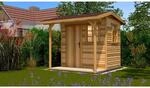 Weka Holz-Gartenhaus Satteldach Unbehandelt 401 cm
