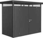 Biohort Metall-Ger&auml;tehaus HighLine Dunkelgrau-Metallic 3,5 m&sup2; Doppelt&uuml;r