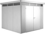 Biohort Metall-Ger&auml;tehaus HighLine Silber-Metallic 6,6 m&sup2; Doppelt&uuml;r
