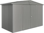 Biohort Metall-Ger&auml;tehaus Europa Quarzgrau-Metallic 4,6 m&sup2;