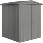 Biohort Metall-Ger&auml;tehaus Europa Quarzgrau-Metallic 2,4 m&sup2;