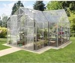 Vitavia Gew&auml;chshaus Sirius ESG 3 mm Alu-Blank inkl. Fundament