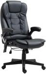 HOMCOM Massagesessel 6 Punkt Vibrations Drehbar 70 x 70 x 111 &ndash; 121cm