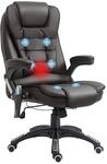 HOMCOM Massagesessel 6 Punkt Vibrations mit W&auml;rmefunktion