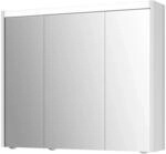 Jokey Spiegelschrank Sarto III 80 cm x 68 cm Wei&szlig; Hochglanz