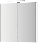 Jokey Spiegelschrank Alu-LED 65 cm x 71 cm Wei&szlig; mit LED