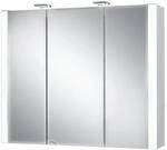Jokey Spiegelschrank Jarvis 80 cm x 69 cm Hochglanz Wei&szlig;