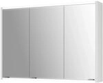 Jokey Spiegelschrank Batu 100 cm Wei&szlig; Hochglanz mit LED
