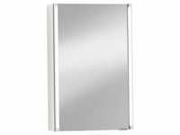 Fackelmann Spiegelschrank LED-Line Weiß 42,5 cm mit Softclose Türen