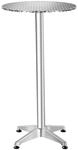 Tectake Aluminium Stehtisch Viktor Wetterfest H&ouml;henverstellbar 60 x 75 115 cm 60 x