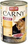Carny Katzen-Nassfutter Adult Rind und Huhn und Entenherzen 400 g