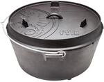 Petromax Dutch Oven FT18 Schwarz mit Standf&uuml;&szlig;en ca. 17,3,