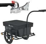 Juskys Transportanh&auml;nger Fahrradanh&auml;nger 90 Liter