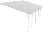 Palram - Canopia Terrassen&uuml;berdachung Feria Wei&szlig; 4x7.87